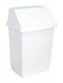 Merida Koš na odpadky s víkem hranatý bílý 25 l