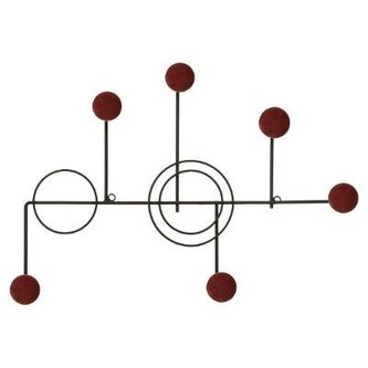 Atmosphera Věšák na stěnu červený