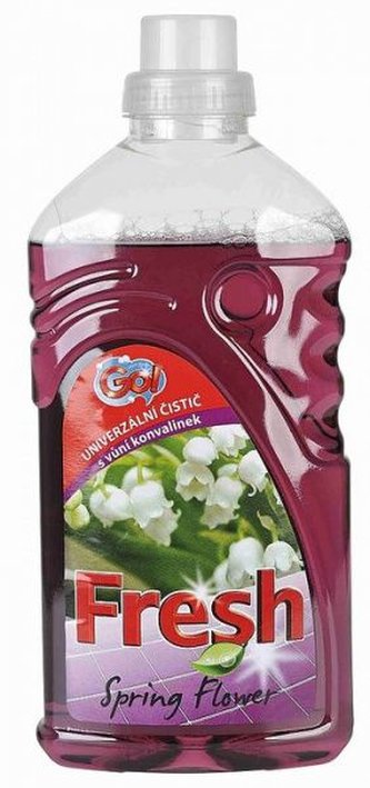 GO! FRESH SPRING FLOWER 1 l fialový univerzální čistič