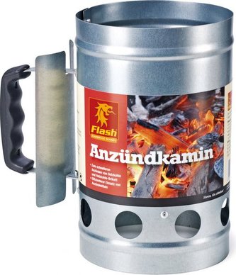 Nádoba na rychlé rozhoření dřevěného uhlí