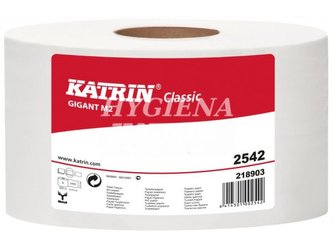 KATRIN JUMBO toaletní papír 230 mm, 2 vrstvy, recykl, návin 150 m - 6 ks