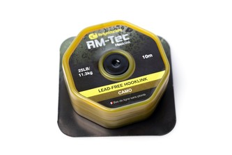 RIDGEMONKEY: Šňůrka RM-Tec Lead Free Hooklink 25lb 10m Camo