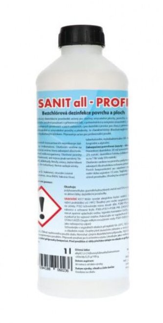 SANIT all - PROFI - dezinfekce povrchů 1 l