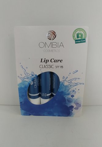 Ombia Balzám na rty classic, faktor 15 - 3 ks