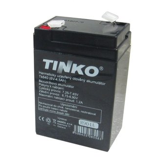 Pb akumulátor TINKO VRLA AGM 6V/4,5Ah
