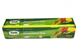 Potravinová fólie Fresh'n'Roll - krabička s funkční řezačkou - 30 cm/100 m