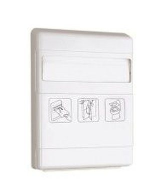 Zásobník na hygienické papírové podložky na toaletu - papírové wc sedátka