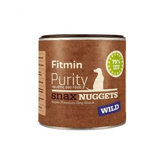 Fitmin Purity Snax Nuggets, Zvěřinová pochoutka pro psy, 180 g