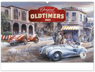 Oldtimers 2023 - nástěnný kalendář