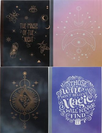 Notatnik B5/60K kratka PP Magic M&G;