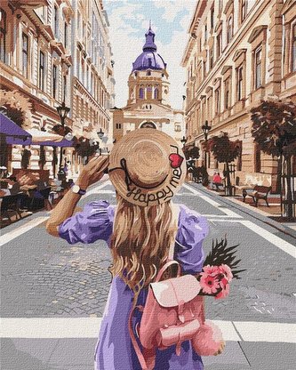 Malowanie po numerach - Ekscytująca podróż 40x50 Malowanie po numerach - Ekscytująca podróż 40x50