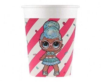 EKO Party papírové kelímky LOL Surprise 8 ks