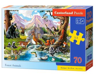 Puzzle 70 Forest Animals CASTOR Puzzle 70 Forest Animals CASTOR