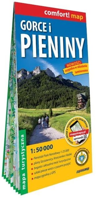 Comfort! map Gorce i Pieniny 1:50 000