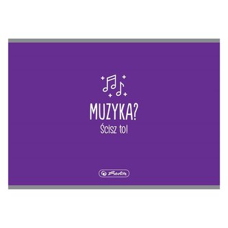 Zeszyt do nut A5/16K muzyka poprzeczny (10szt)