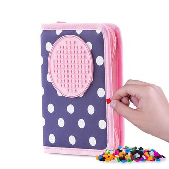 PIXIE CREW školní penál MODRÝ S BÍLÝM PUNTÍKEM PIXIE CREW školní penál MODRÝ S BÍLÝM PUNTÍKEM