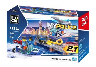 Klocki Blocki MyPolice 2w1 112 el. Klocki Blocki MyPolice 2w1 112 el.