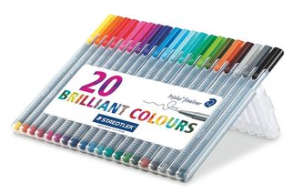 Liner "Triplus 334 Box" sada, 20 barev, 0,3mm, STAEDTLER