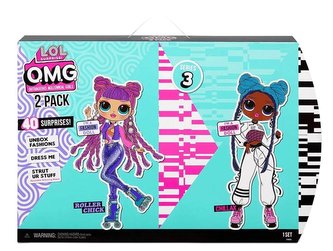 LOL Surprise OMG 2pk S3 Roller Chick and Chillax