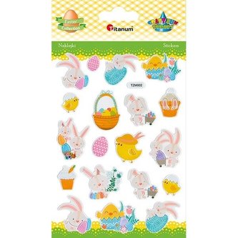 Naklejki wypukłe mix 19szt