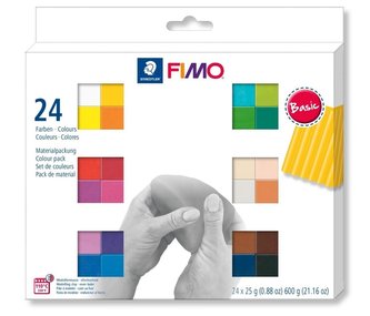 FIMO Soft sada 24 barev × 25 g - basic