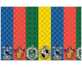 Papírový ubrus Harry Potter - Bradavické koleje 120 x 180 cm