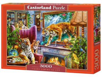 Puzzle 3000 Tigers Coming to Life CASTOR Puzzle 3000 Tigers Coming to Life CASTOR