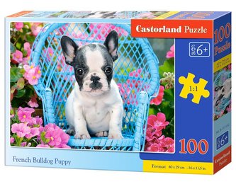 Puzzle 100 French Bulldog Puppy CASTOR Puzzle 100 French Bulldog Puppy CASTOR