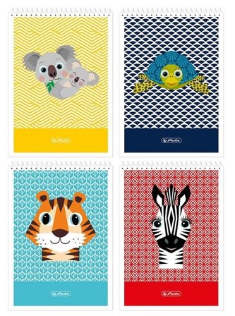 Kołonotatnik A6/40K kratka Cute Animals (20szt)