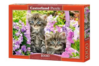 Puzzle 1000 Kittens in Summer Garden CASTOR