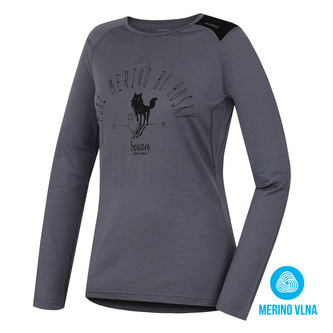 Merino termoprádlo Triko dlouhé dámské Sheep šedá - XL
