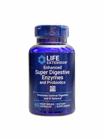 Life Extension - Super Digestive Enzymes with Probiotics 60 kapslí