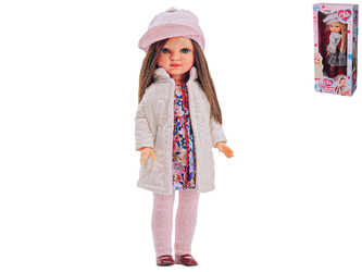 Panenka módní tvrdé tělo 40cm v krabičce