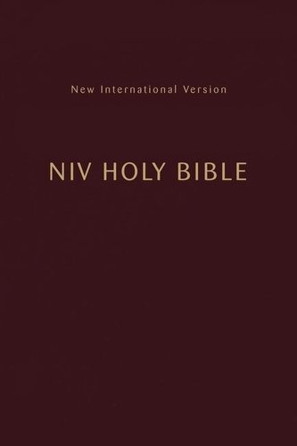Niv, Holy Bible, Compact, Paperback, Burgundy, Comfort Print