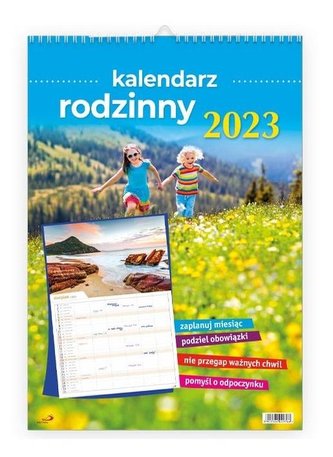 Kalendarz 2023 ścienny - Kalendarz rodzinny