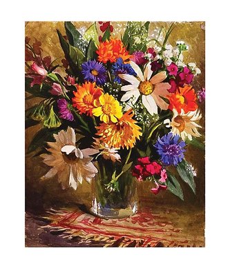 Płótno malarskie ze szkicem 30x40cm 89641 Płótno malarskie ze szkicem 30x40cm 89641