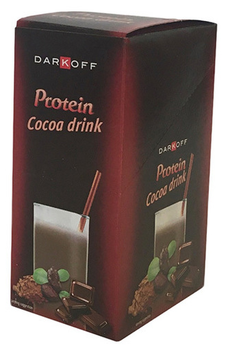 Darkoff Kakaový nápoj s obsahem proteinu 38 % 10 x 20 g Darkoff Kakaový nápoj s obsahem proteinu 38 % 10 x 20 g