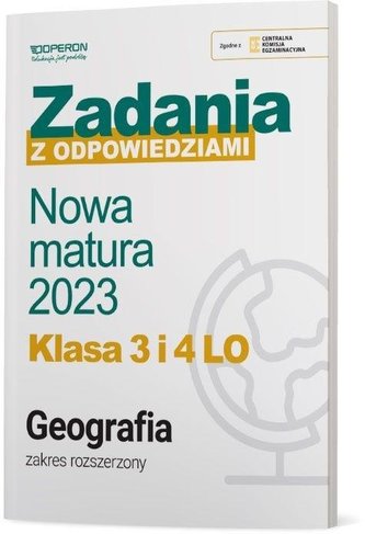 Matura 2023 Geografia. Zadania z odp. 3-4 kl ZR