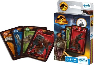 Karty do gry Jurassic World 4w1 Karty do gry Jurassic World 4w1