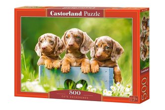 Puzzle 500 Cute Dachshunds CASTOR Puzzle 500 Cute Dachshunds CASTOR