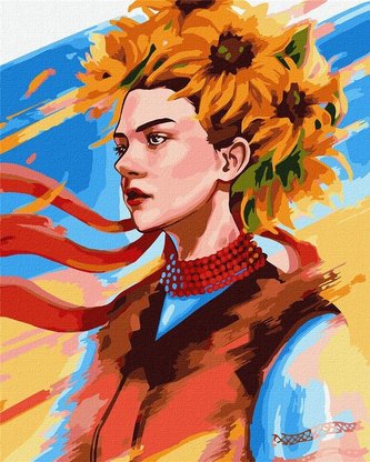 Malowanie po numerach - Niepokonane piękno 40x50 Malowanie po numerach - Niepokonane piękno 40x50