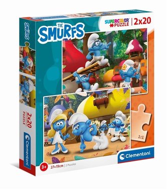 Puzzle Šmoulové ve vesničce