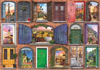 Puzzle 1000 Dzwi Europy