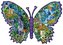 Puzzle 1000 Motyl i las tropikalny, Ruth Sanderson