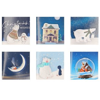 Karnety samoprzylepne do prezentów 12szt