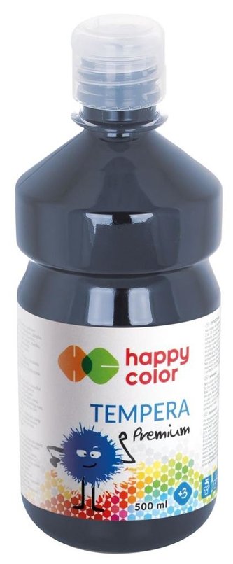 Farba tempera Premium 500ml grafitowa HAPPY COLOR