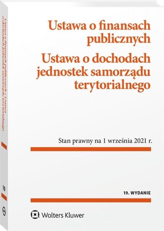 Ustawa o finansach publicznych. Przepisy