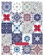 Notatnik ozdobny 143x210/80K linia Mozaika