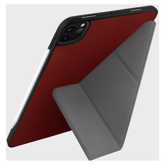 UNIQ Transforma Rigor pouzdro se stojánkem Apple iPad Pro 11" (2020) červené
