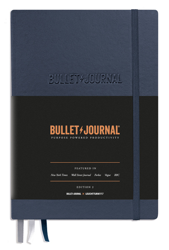 Zápisník Leuchtturm 1917 MODRÝ – Bullet Journal Edition2